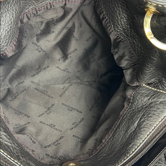 Balenciaga Vintage Black Leather "City" Shoulder Bag - Excellent Condition - Picture 15 of 17